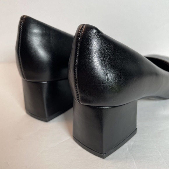 Dream Pairs 5.5 Women Low Block Heel Square Toe Comfort Dress Slip On Pump Shoes - Picture 8 of 13